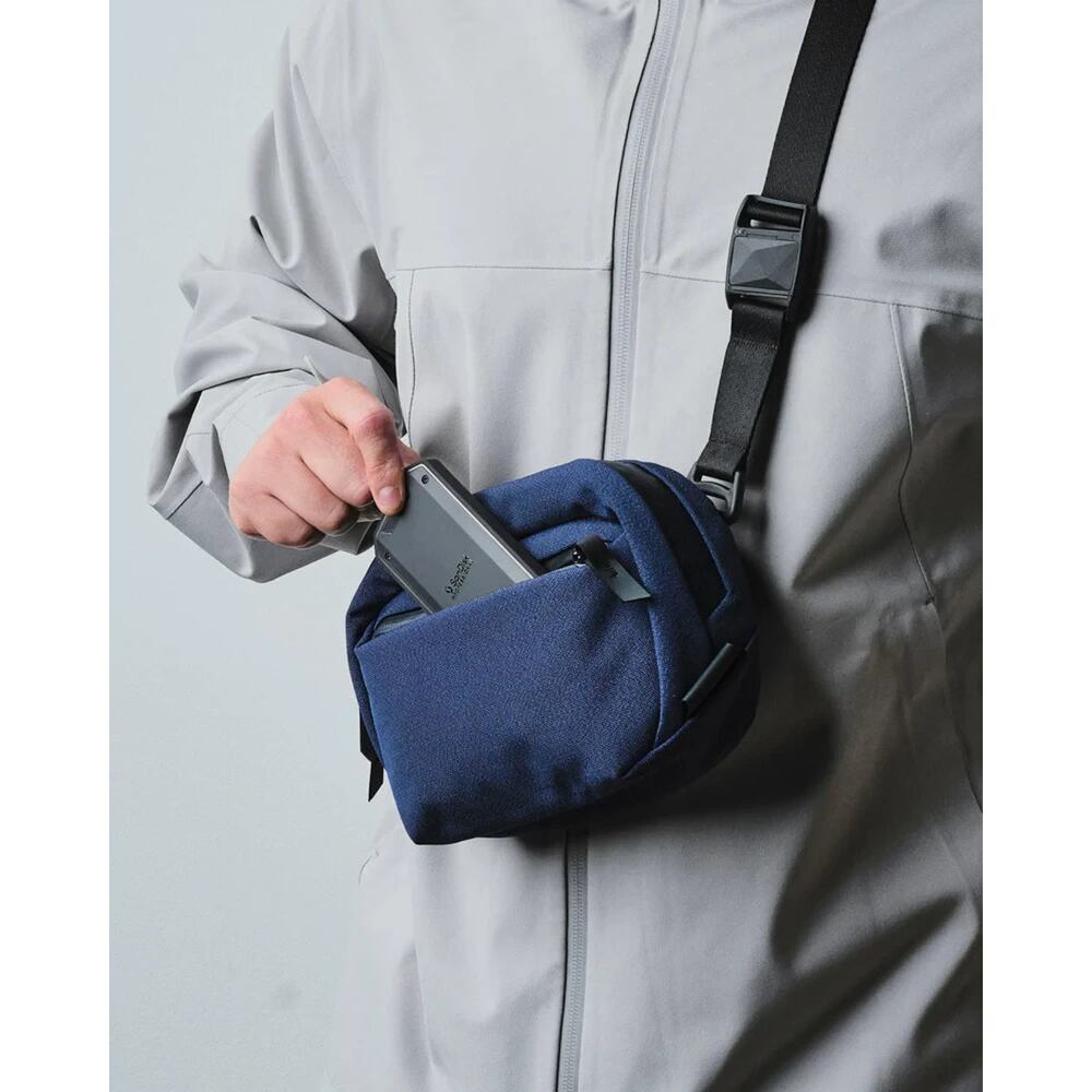 NWT Alpaka Go Sling Nano Crossbody Bag Blue | Axoflux 600D - Picture 6 of 8